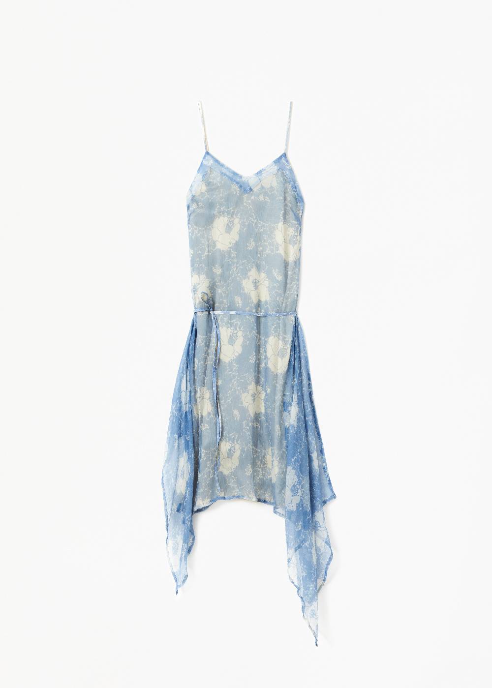 Plan C ABITO SOTTOVESTE CON STAMPA FLOREALE IN SETA