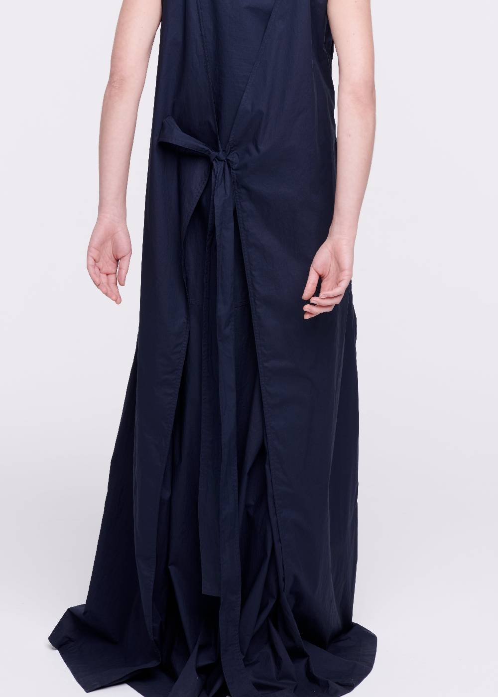 Plan C ABITO SCAMICIATO LUNGO BLU