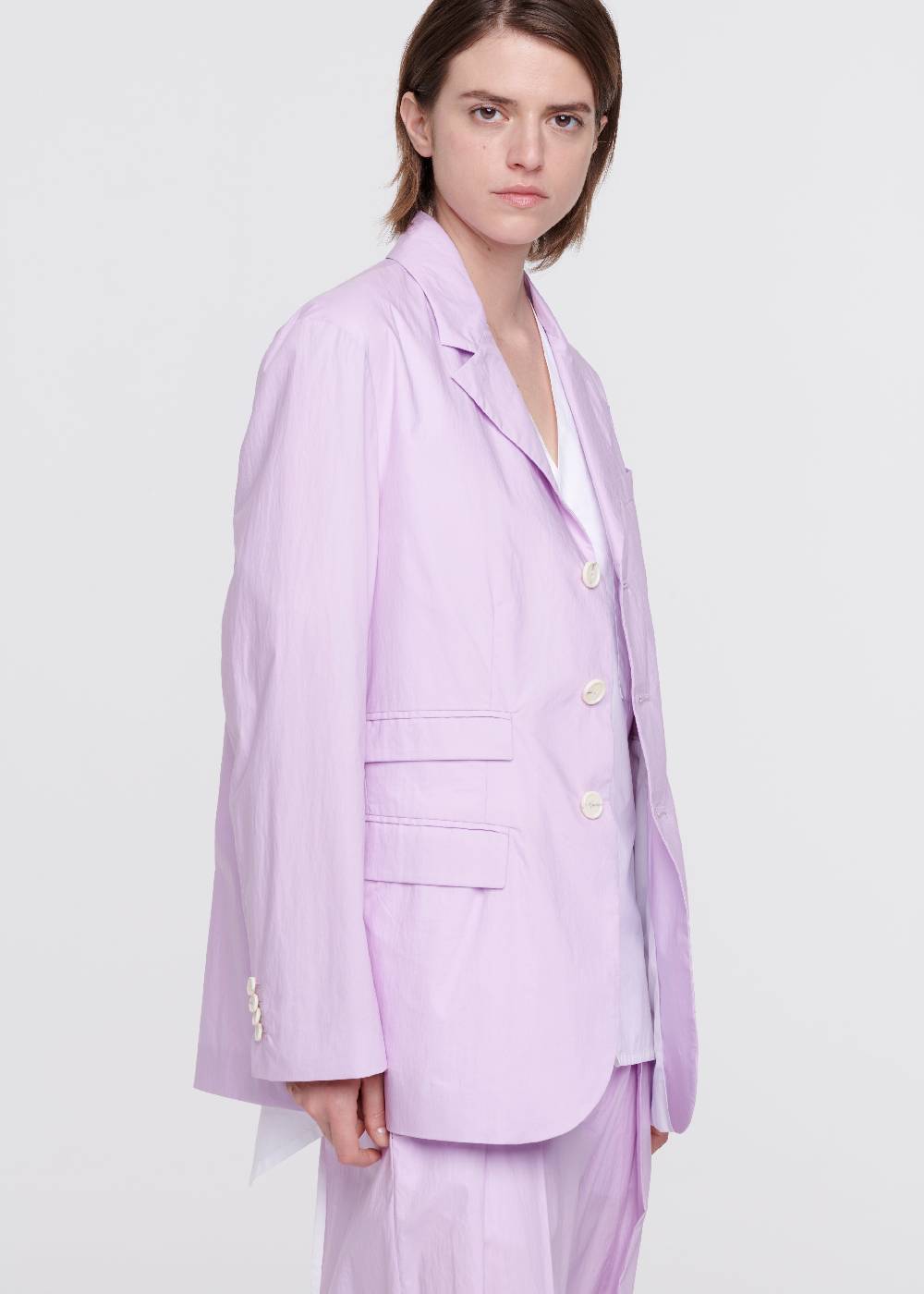 Plan C BLAZER LILLA IN COTONE