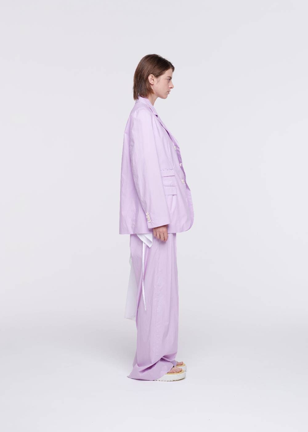 Plan C BLAZER LILLA IN COTONE