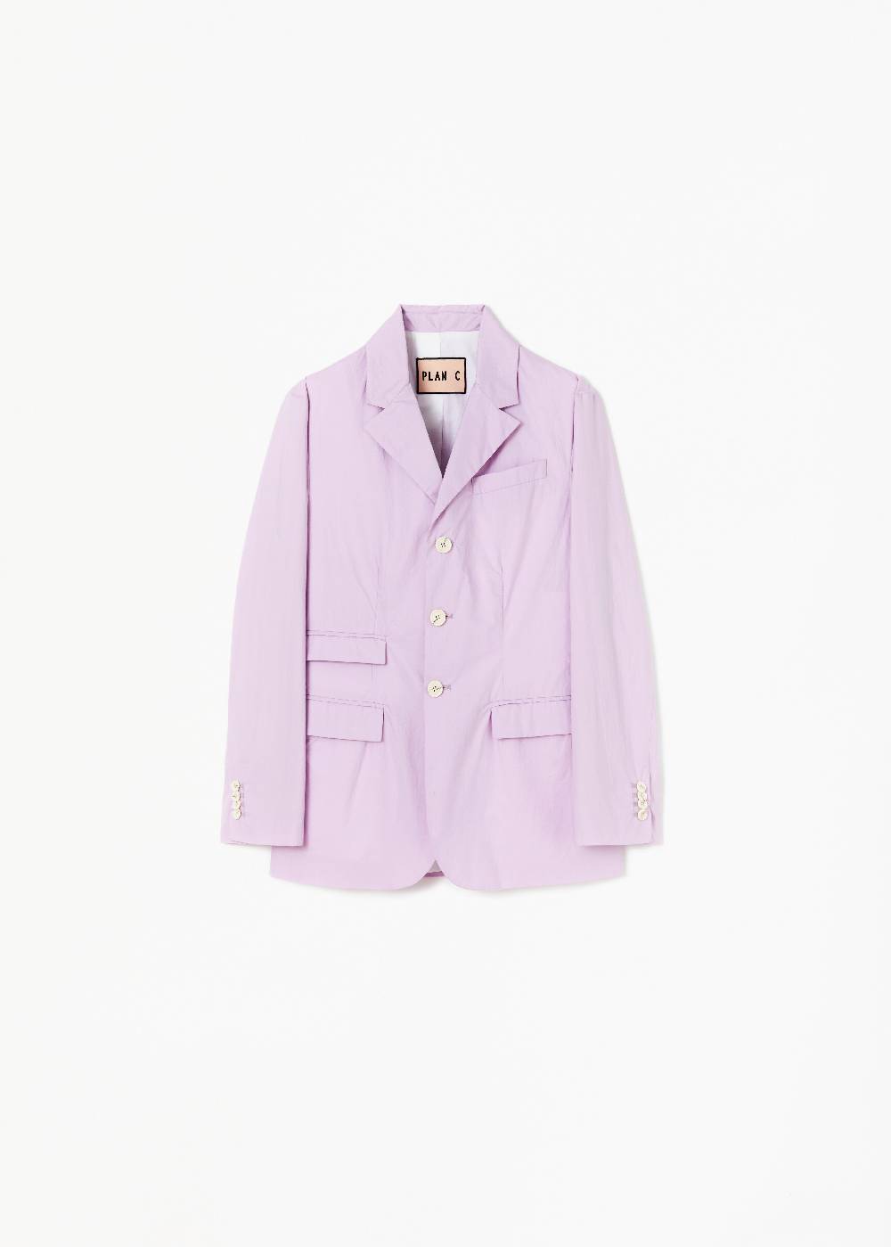 Plan C BLAZER LILLA IN COTONE