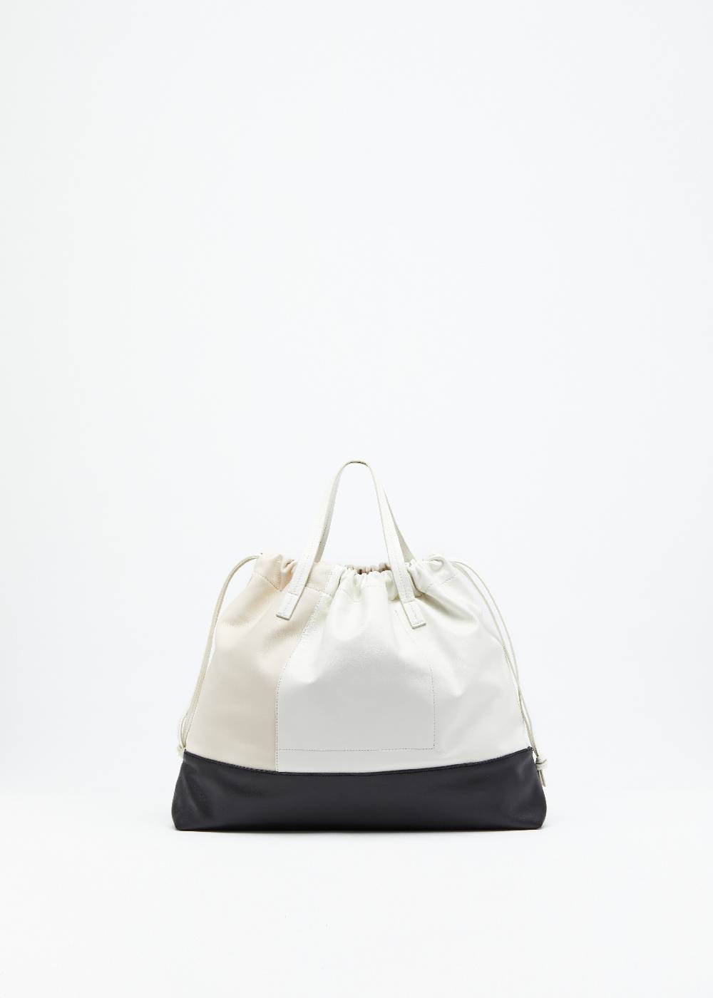 Plan C BORSA CON COULISSE IN NAPPA COLOR BLOCK
