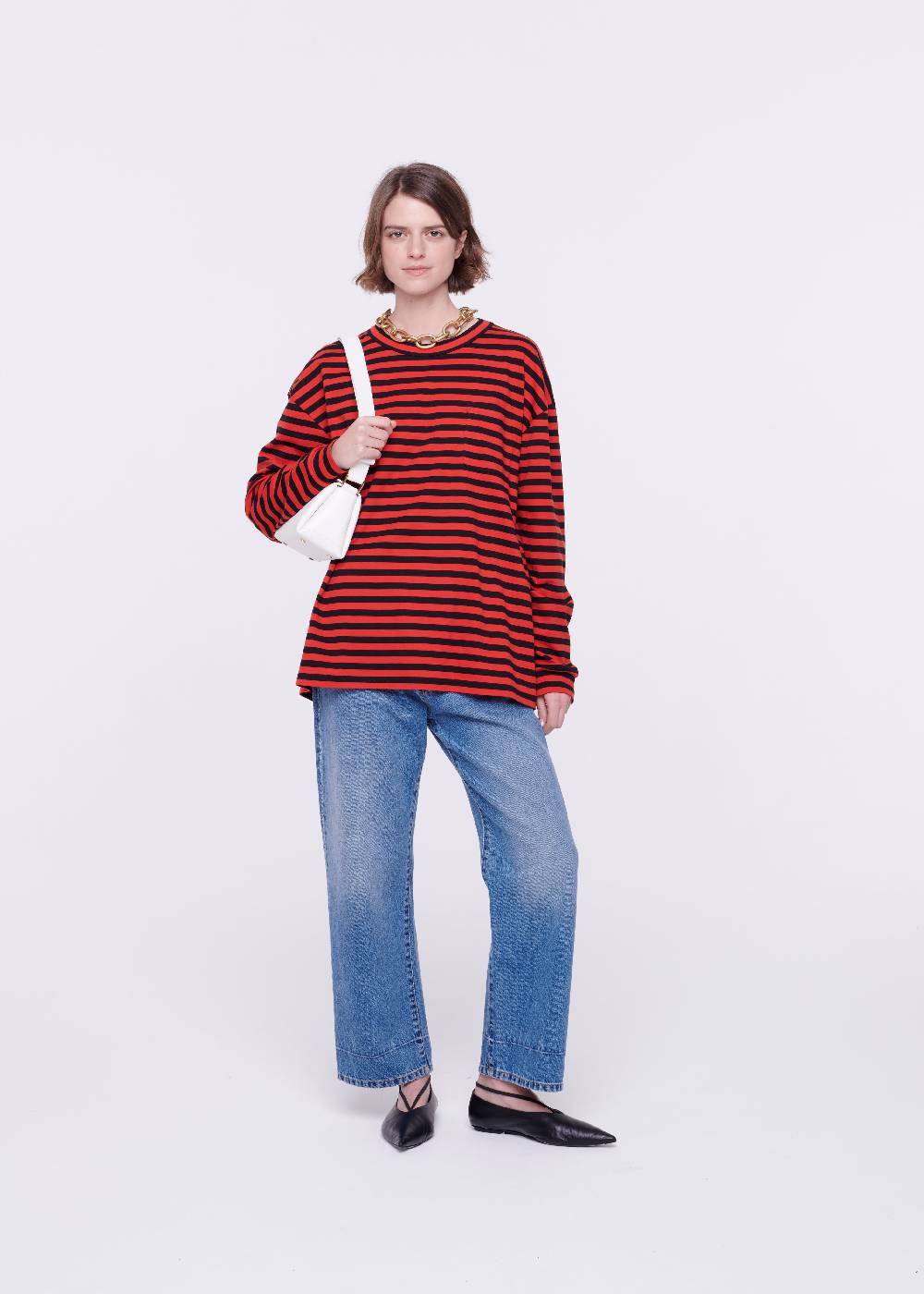 Plan C BORSA MINI FOLDED BIANCA