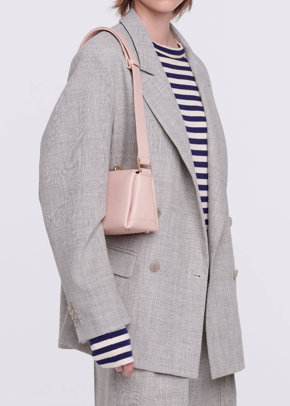 Plan C BORSA MINI FOLDED ROSA CIPRIA