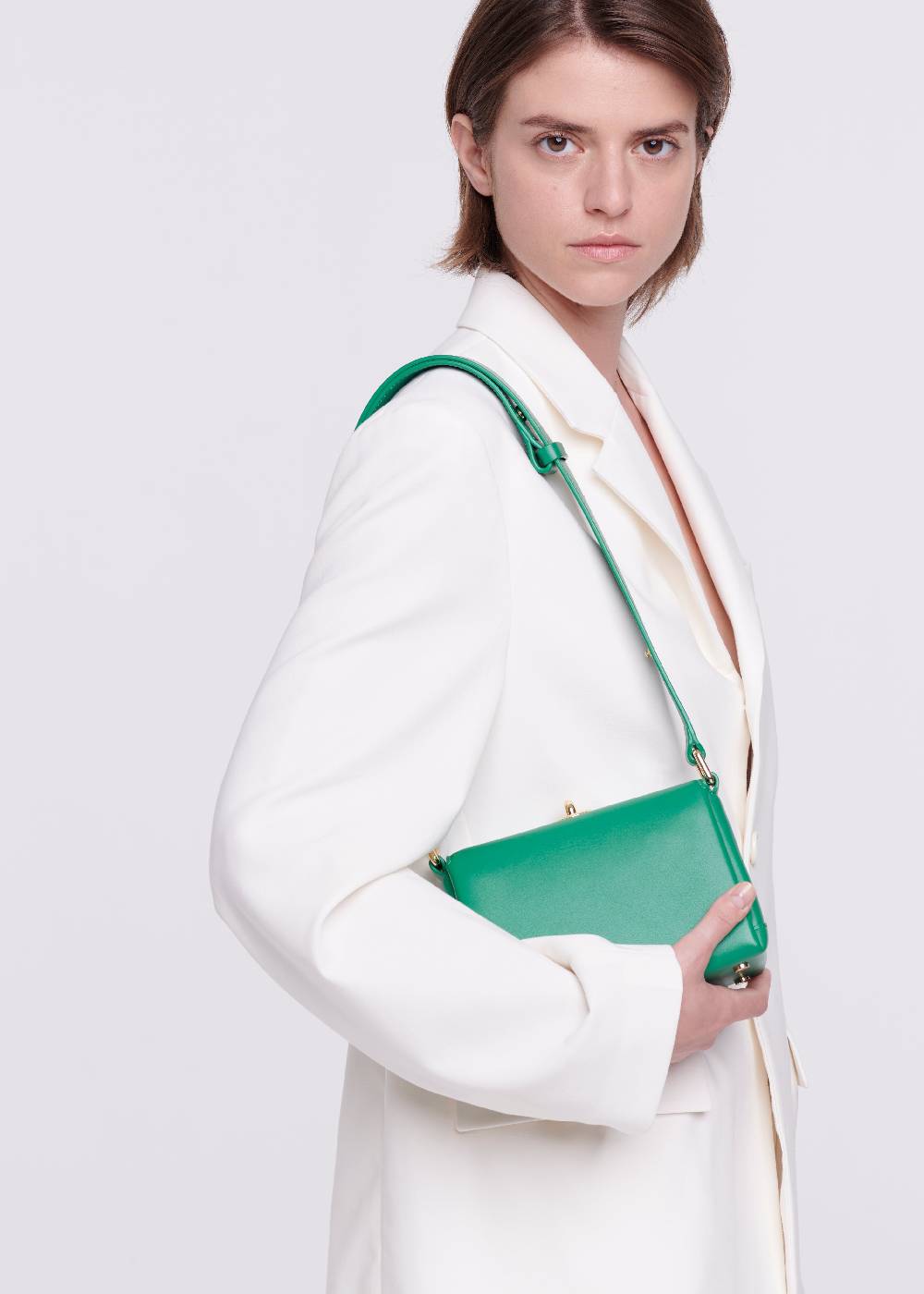 Plan C BORSA MINI FOLDED SMERALDO