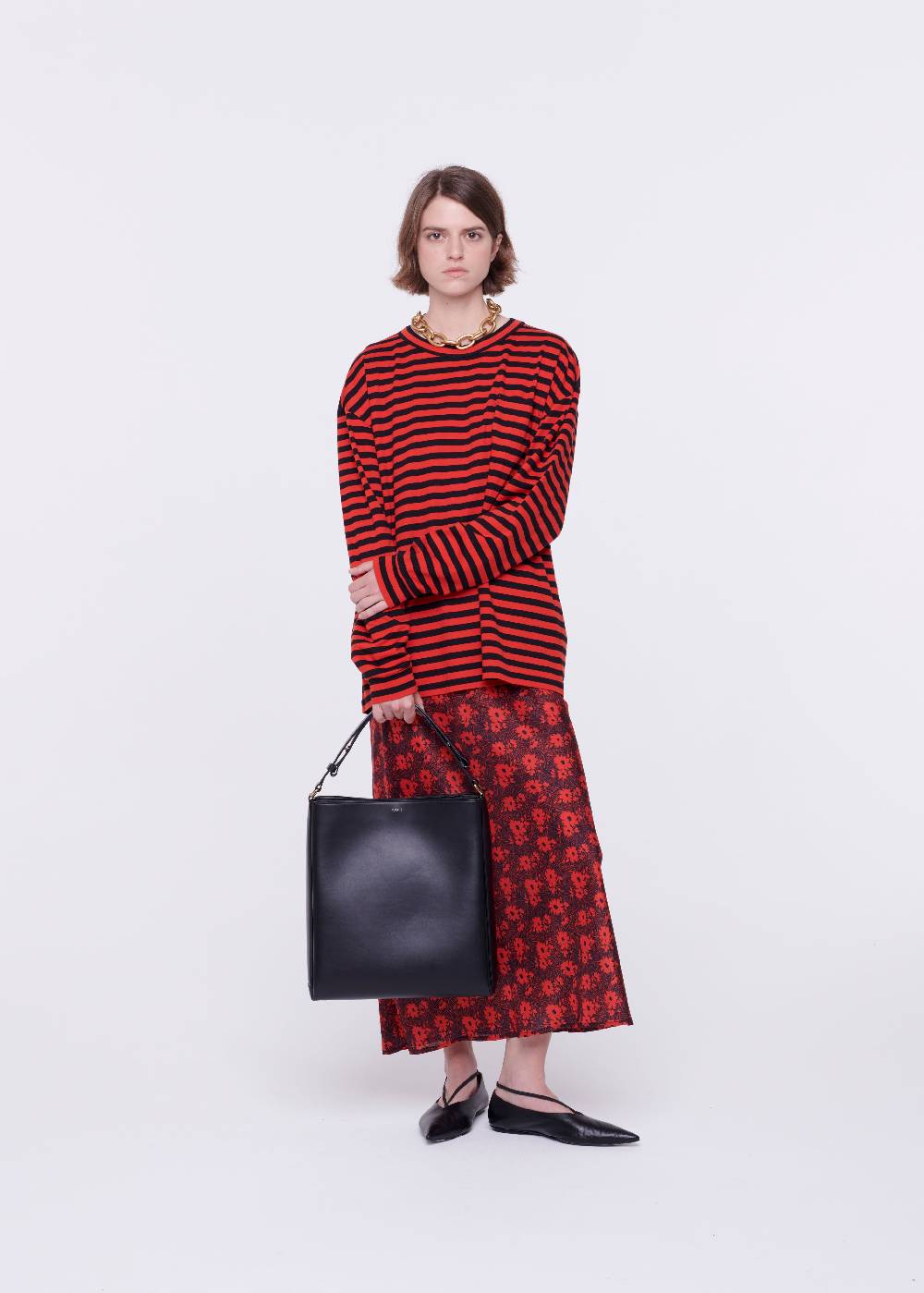 Plan C BORSA TOTE FOLDED NERA