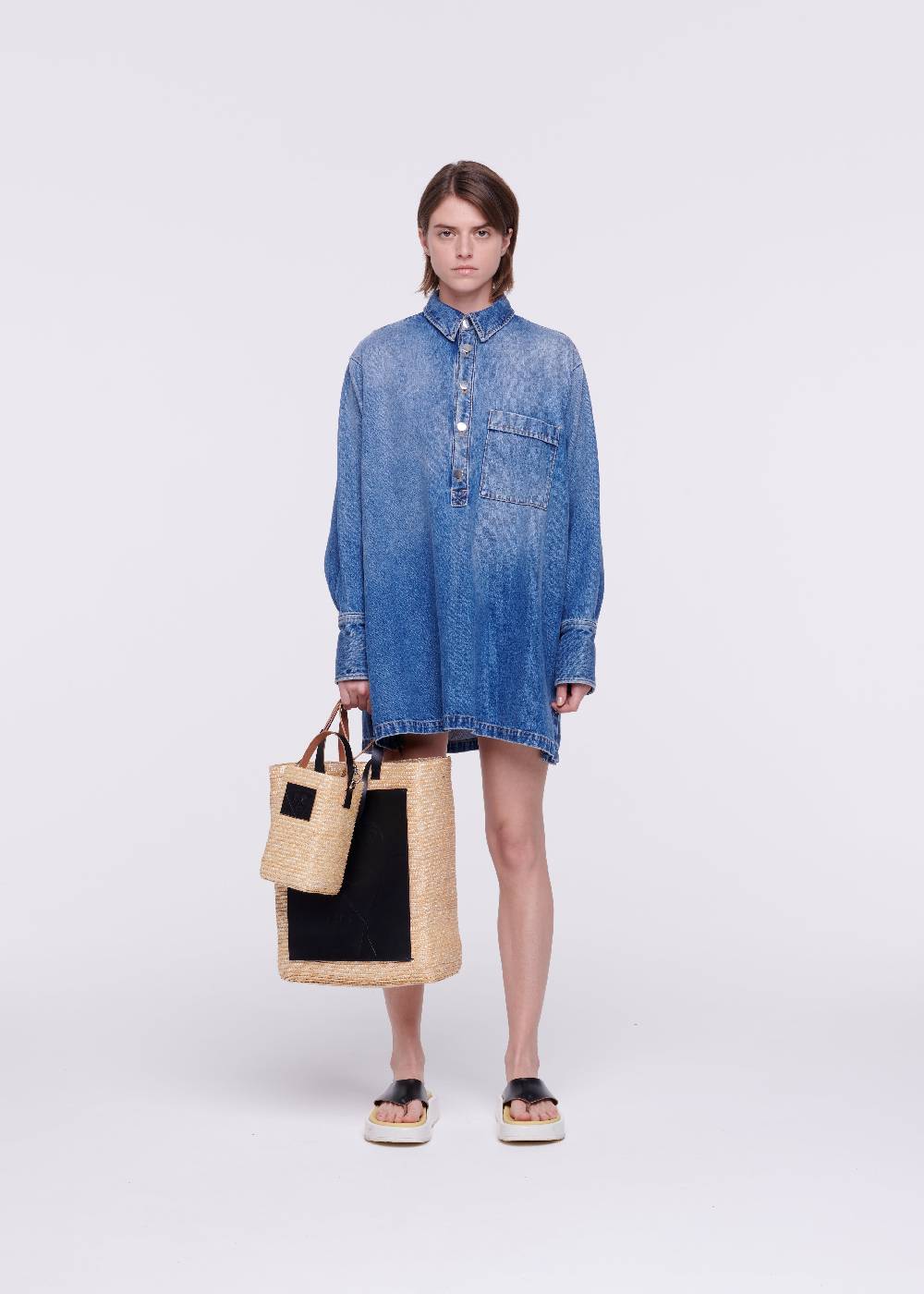 Plan C CAMICIA IN DENIM