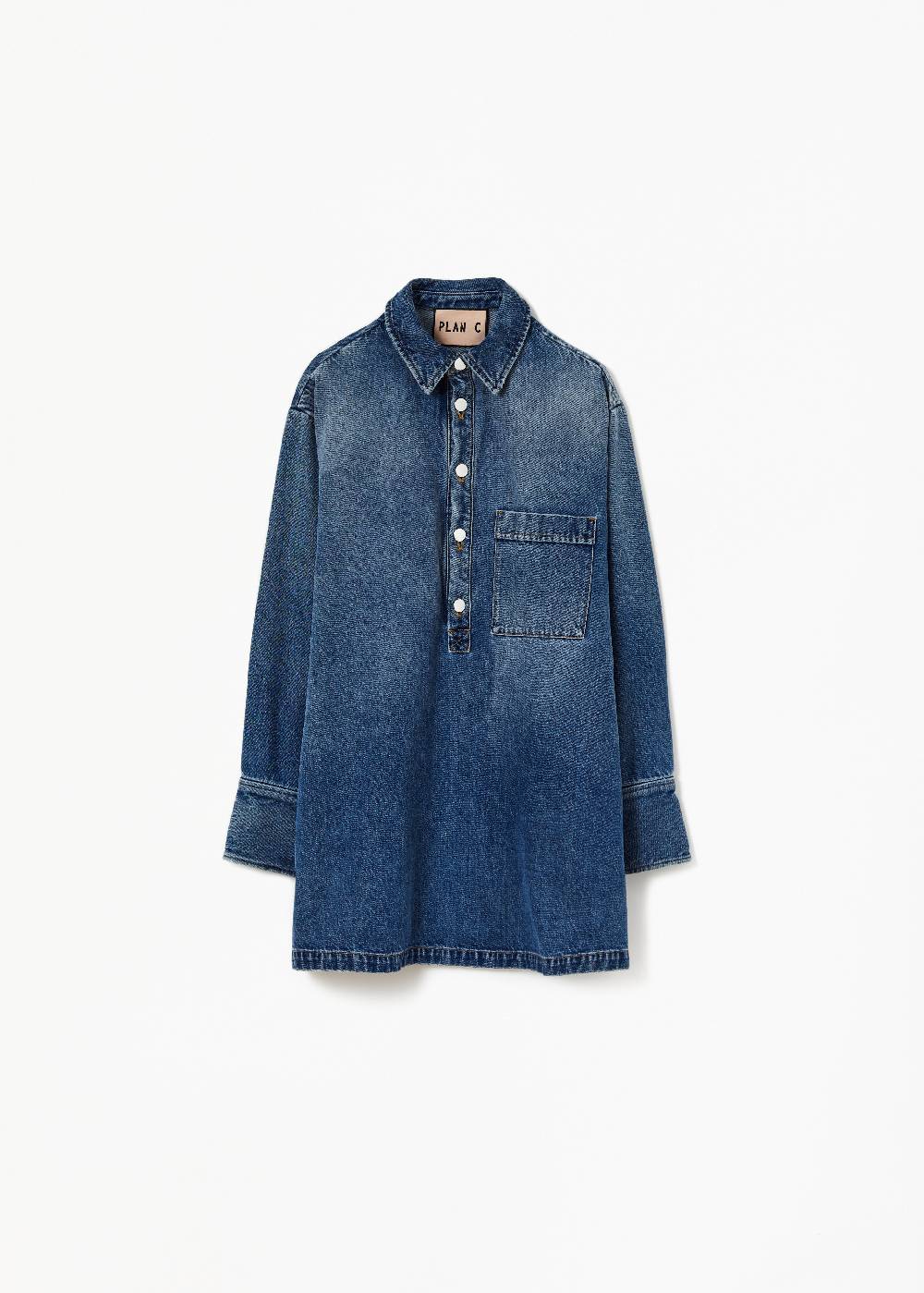 Plan C CAMICIA IN DENIM