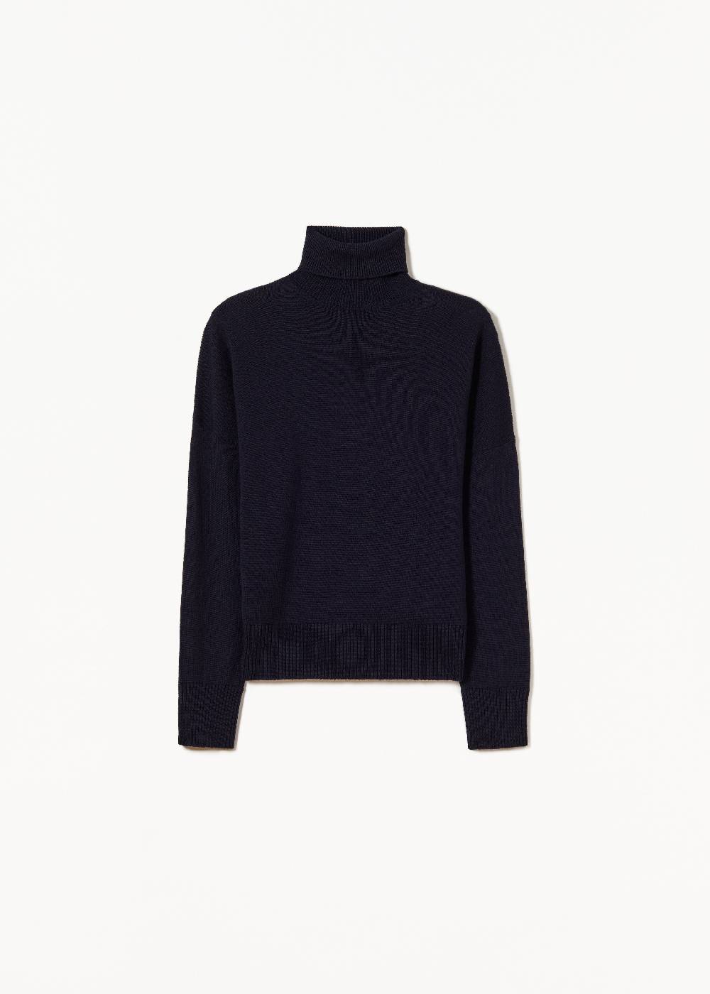 Plan C DOLCEVITA BLU IN LANA MERINO