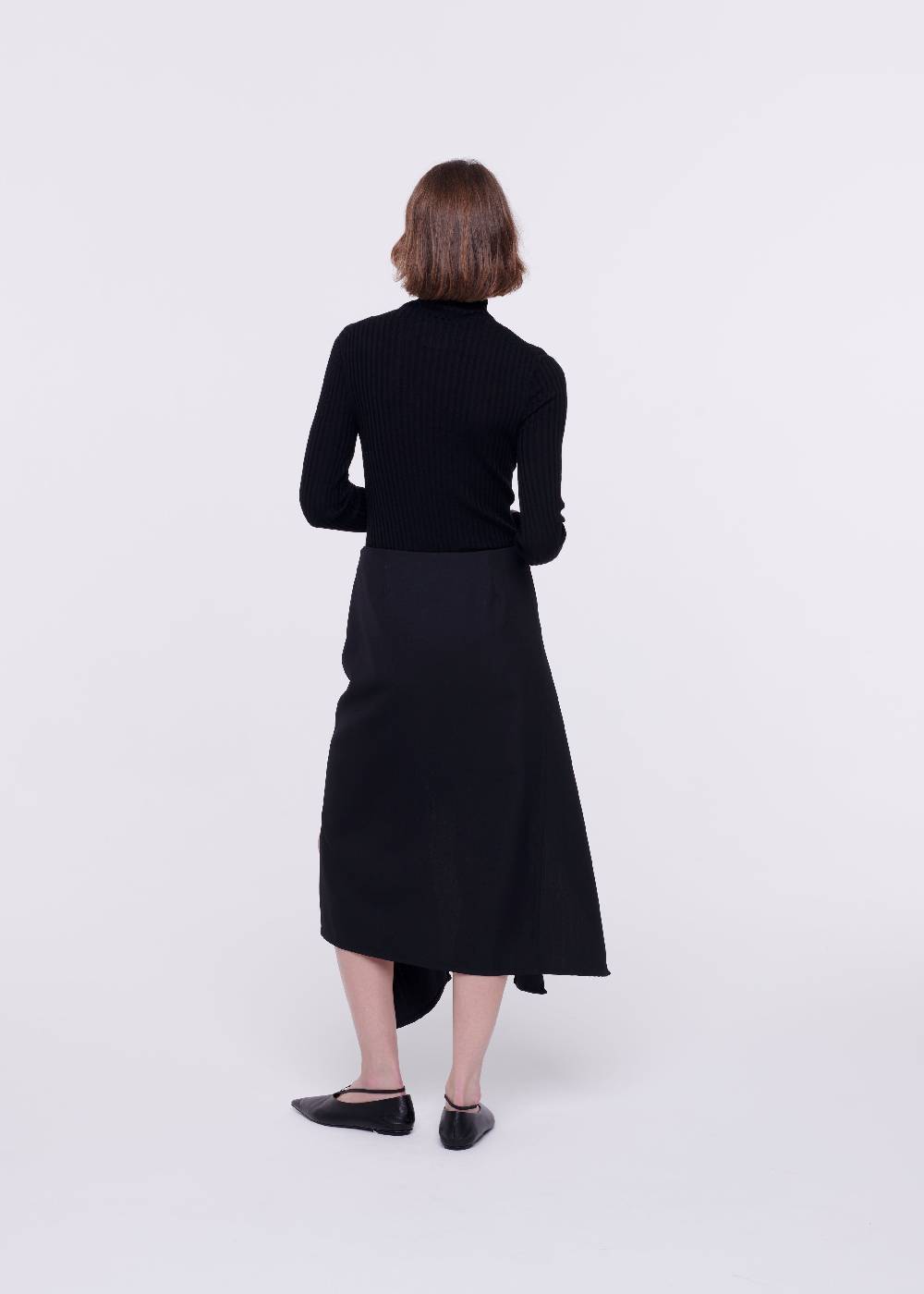 Plan C DOLCEVITA NERO IN LANA MERINO