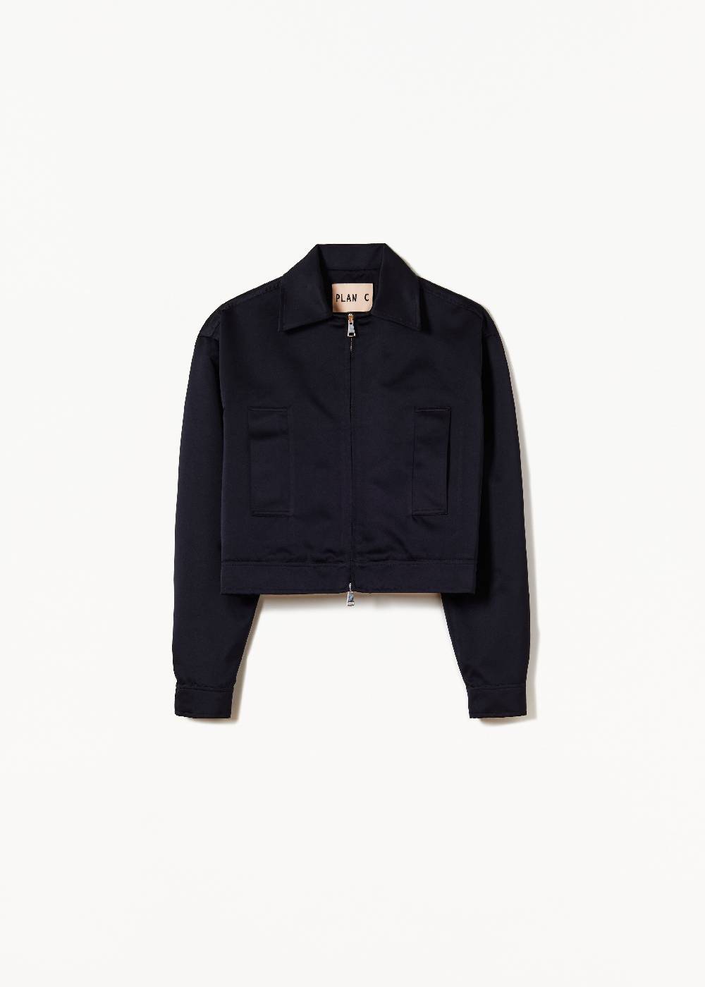 Plan C GIACCA BLU IN DUCHESSE