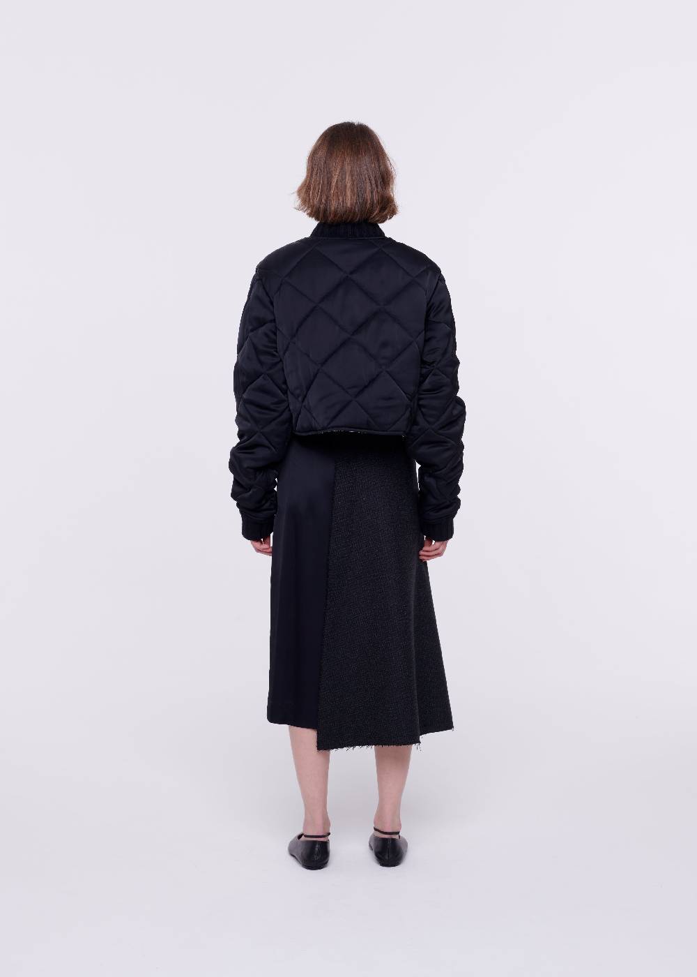 Plan C GIACCA CROPPED TRAPUNTATA