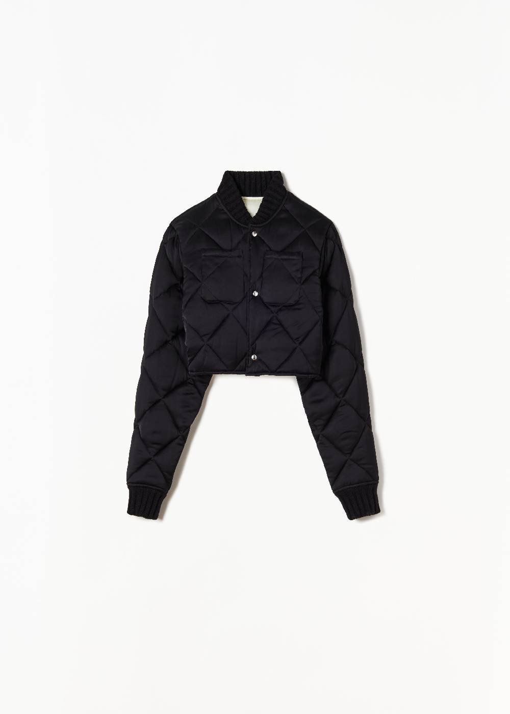 Plan C GIACCA CROPPED TRAPUNTATA