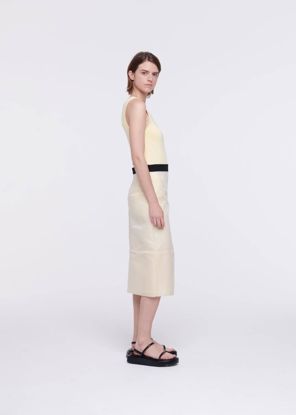 Plan C GONNA MATITA MIDI IN ORGANZA