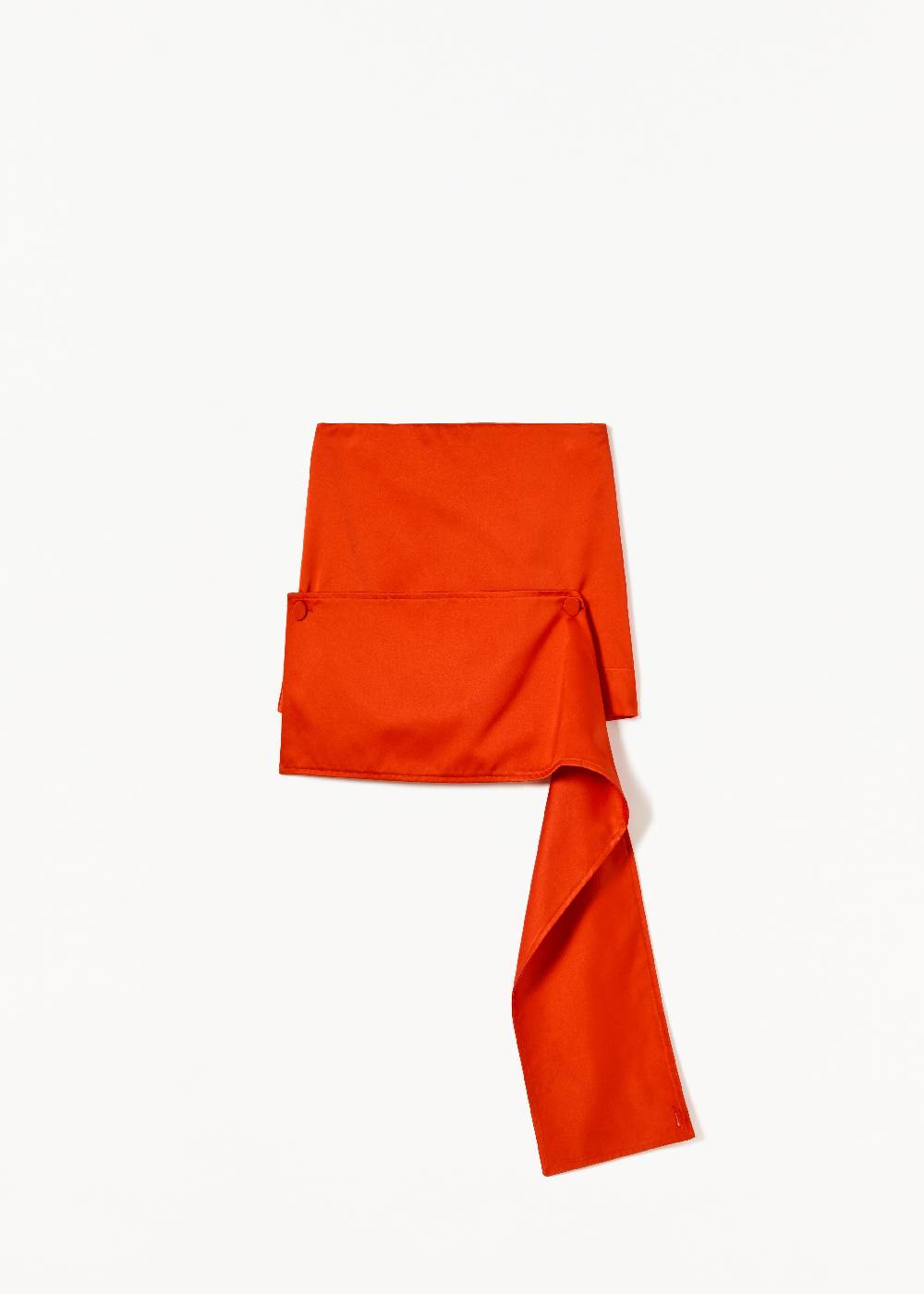 Plan C MINIGONNA ROSSO CORALLO IN DUCHESSE