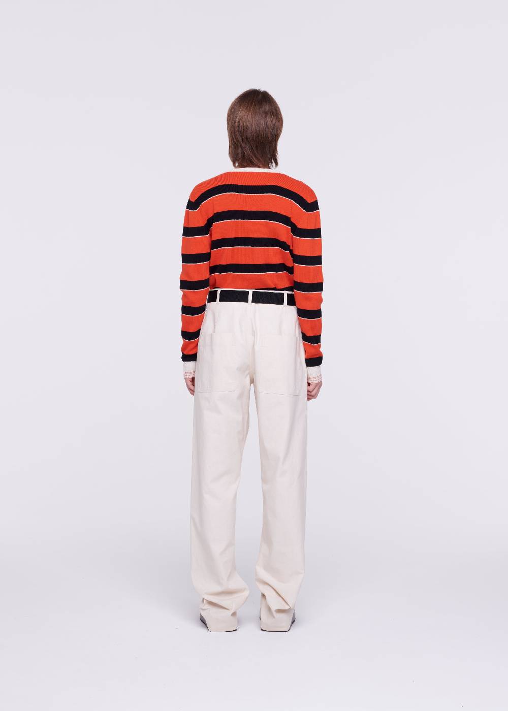 Plan C PANTALONI COLOR CREMA