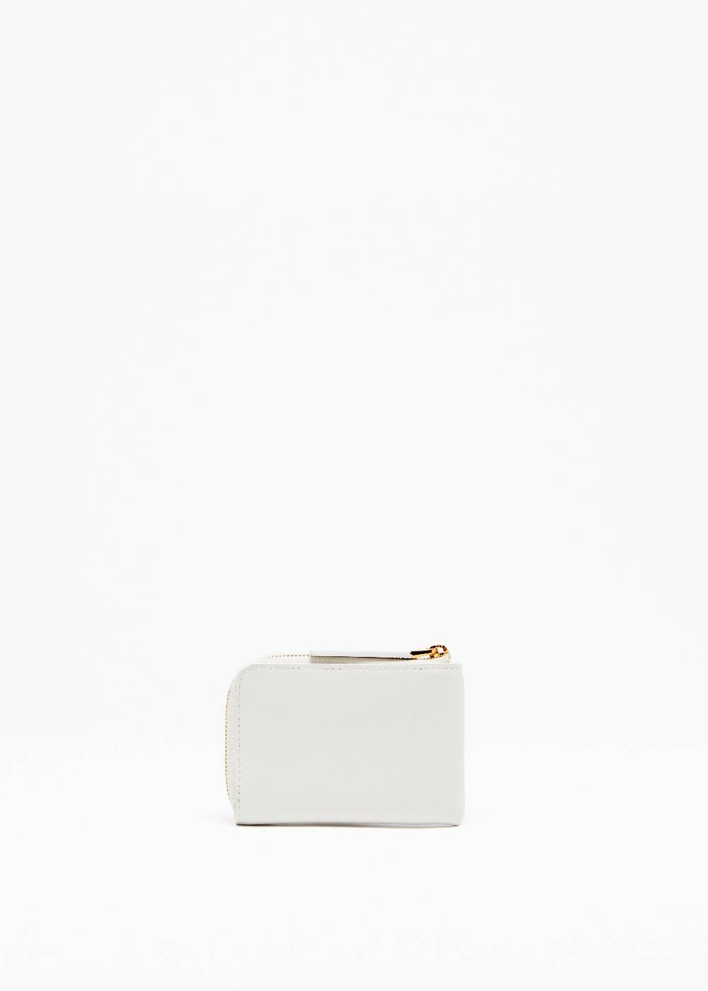 Plan C PORTACARTE BIANCO IN PELLE