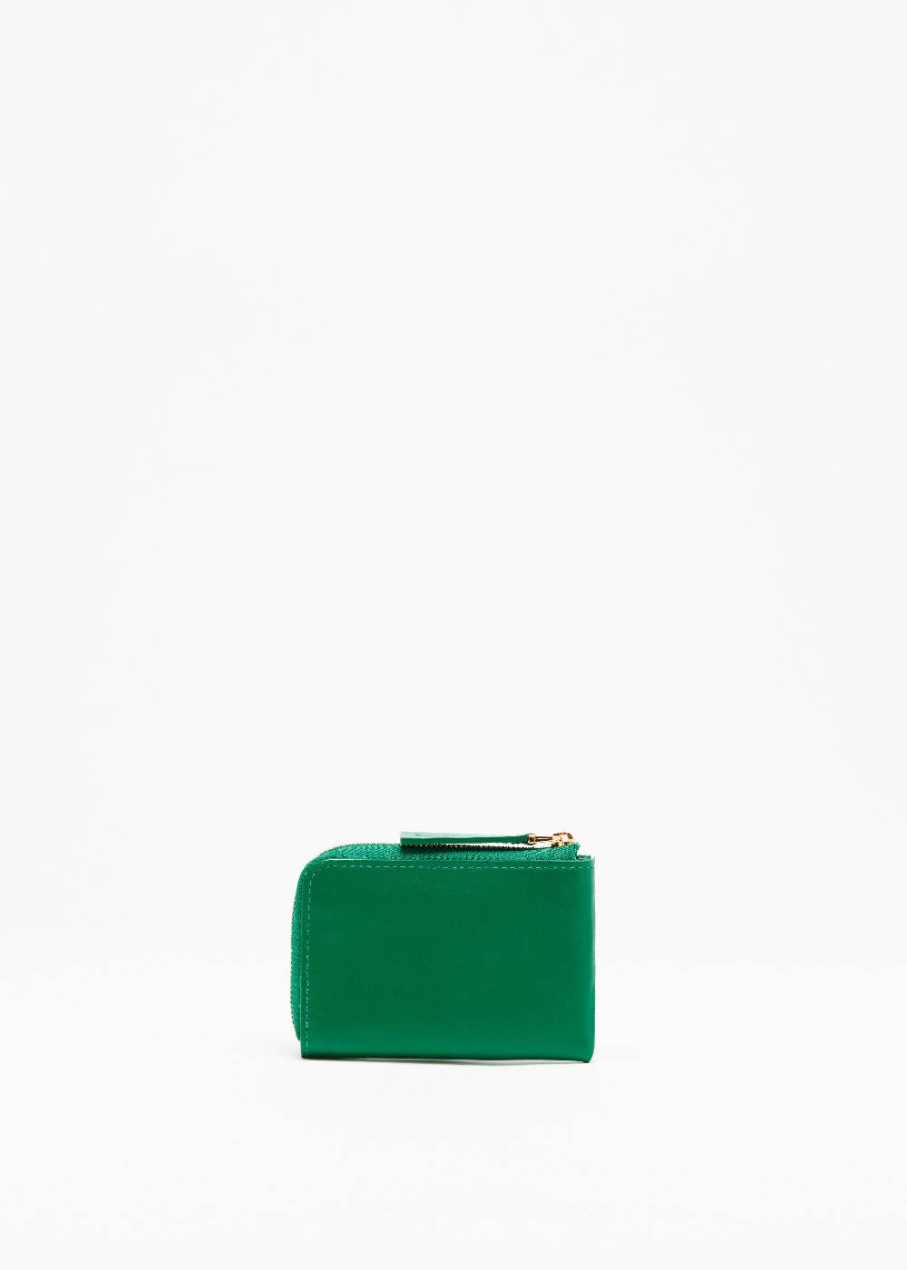 Plan C PORTACARTE VERDE SMERALDO IN PELLE