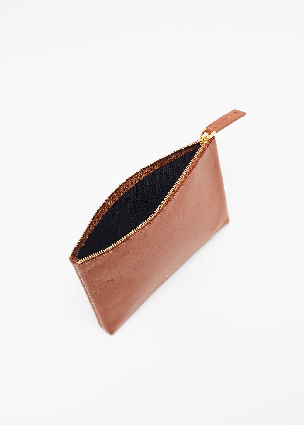 Plan C PORTADOCUMENTI COLOR TABACCO IN PELLE