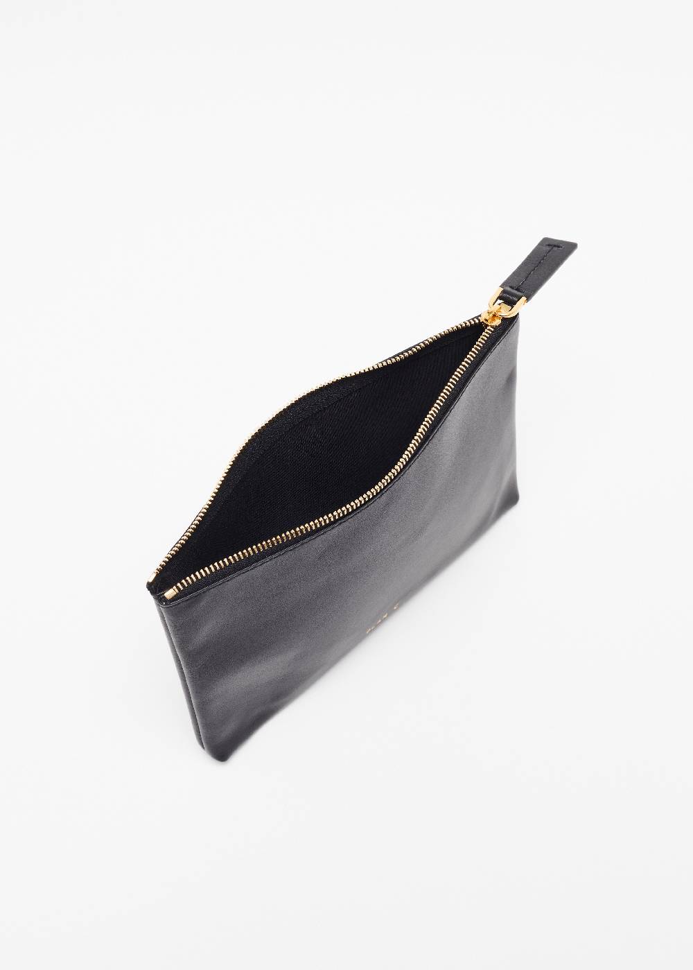 Plan C PORTADOCUMENTI NERO IN PELLE