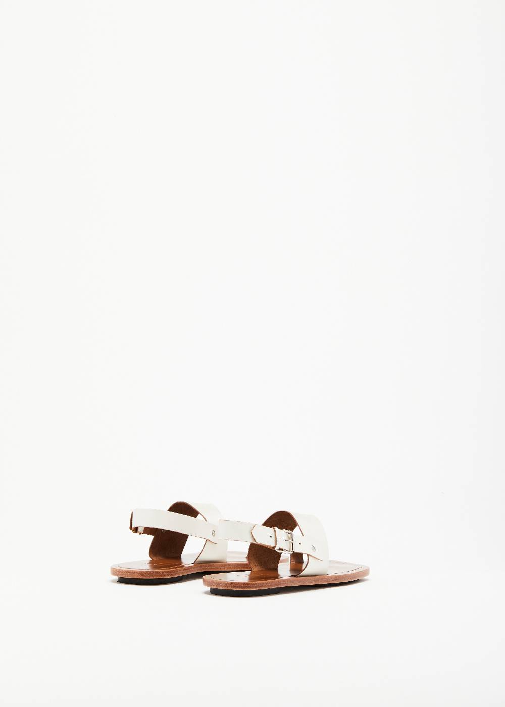 Plan C SANDALI INFRADITO BIANCHI IN PELLE