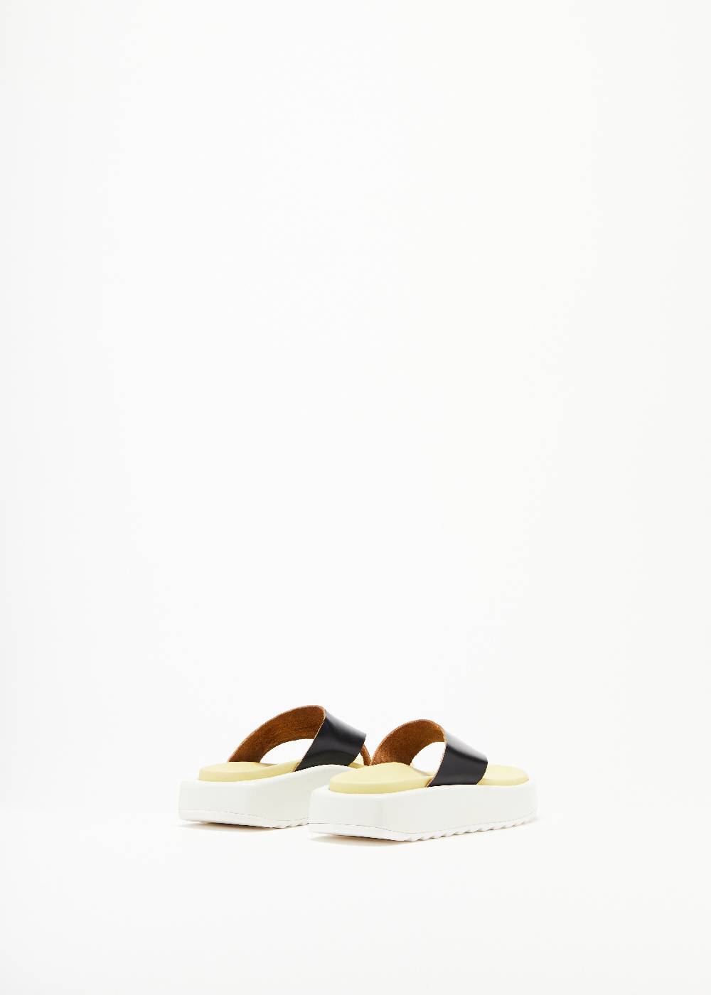 Plan C SANDALI INFRADITO IN PELLE CON ZEPPE