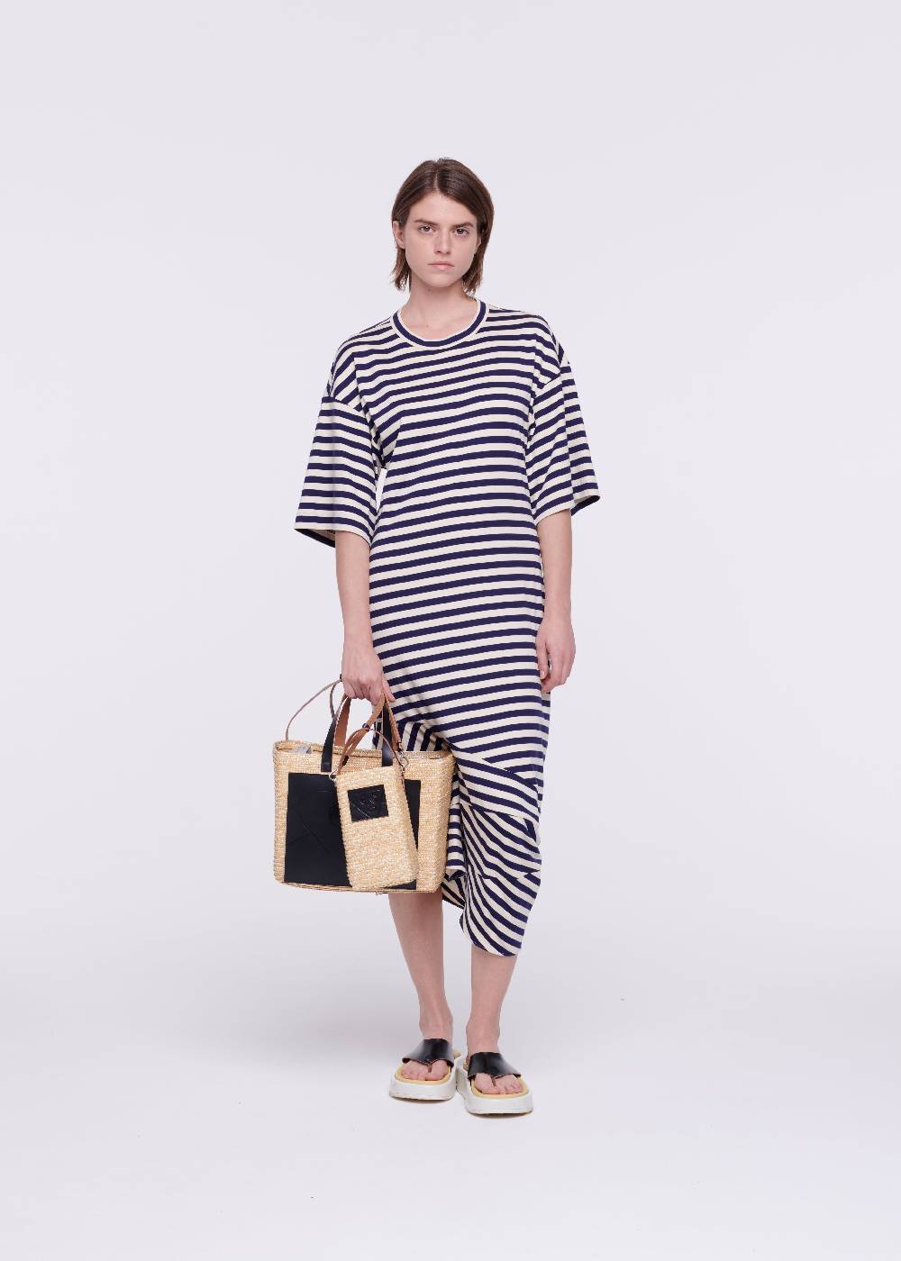 Plan C SANDALI INFRADITO IN PELLE CON ZEPPE