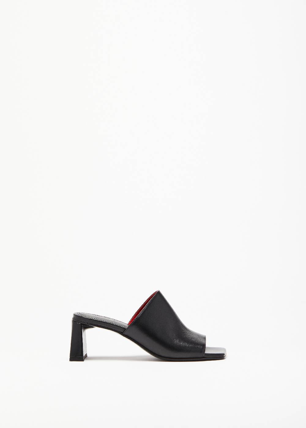 Plan C SANDALI NERI IN PELLE