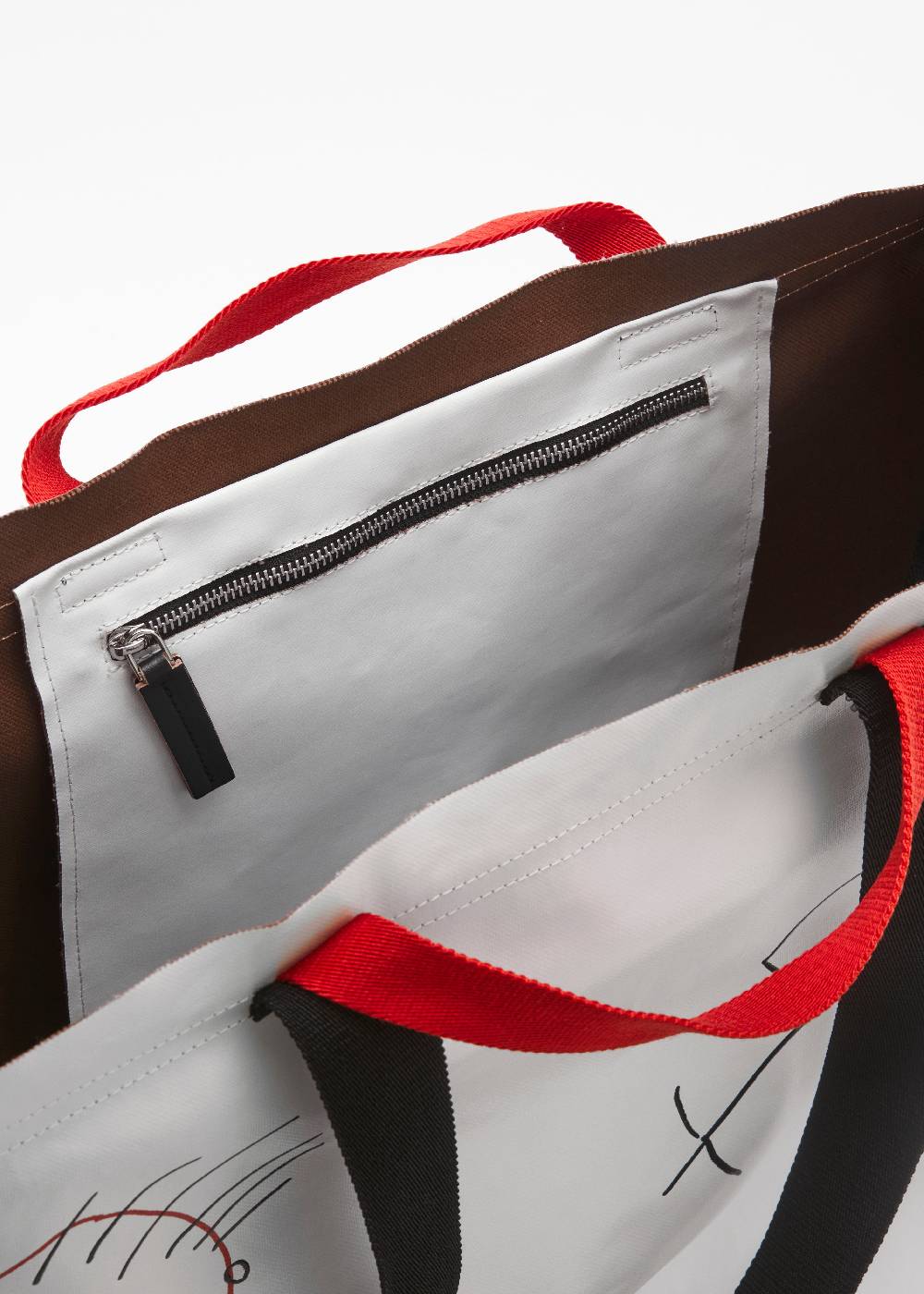 Plan C SHOPPER BIANCA "PILI E BIANCA" GRANDE