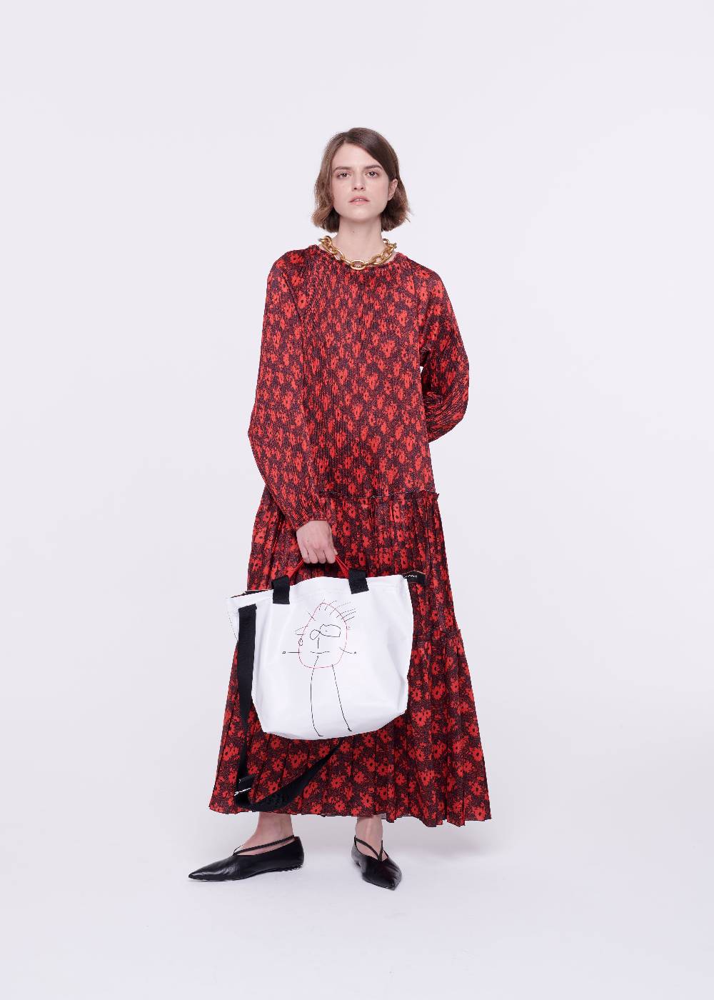 Plan C SHOPPER BIANCA "PILI E BIANCA" MEDIA