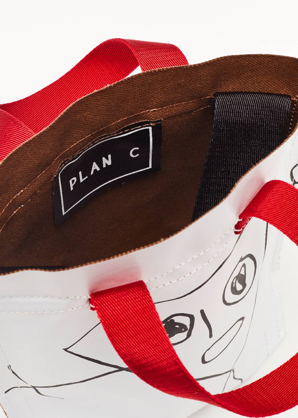 Plan C SHOPPER BIANCA "PILI E BIANCA" MINI