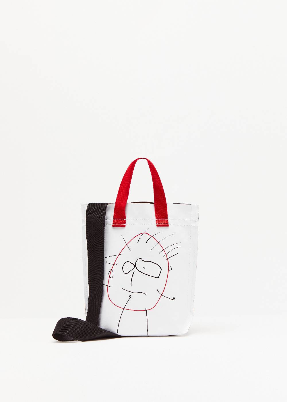 Plan C SHOPPER BIANCA "PILI E BIANCA" MINI