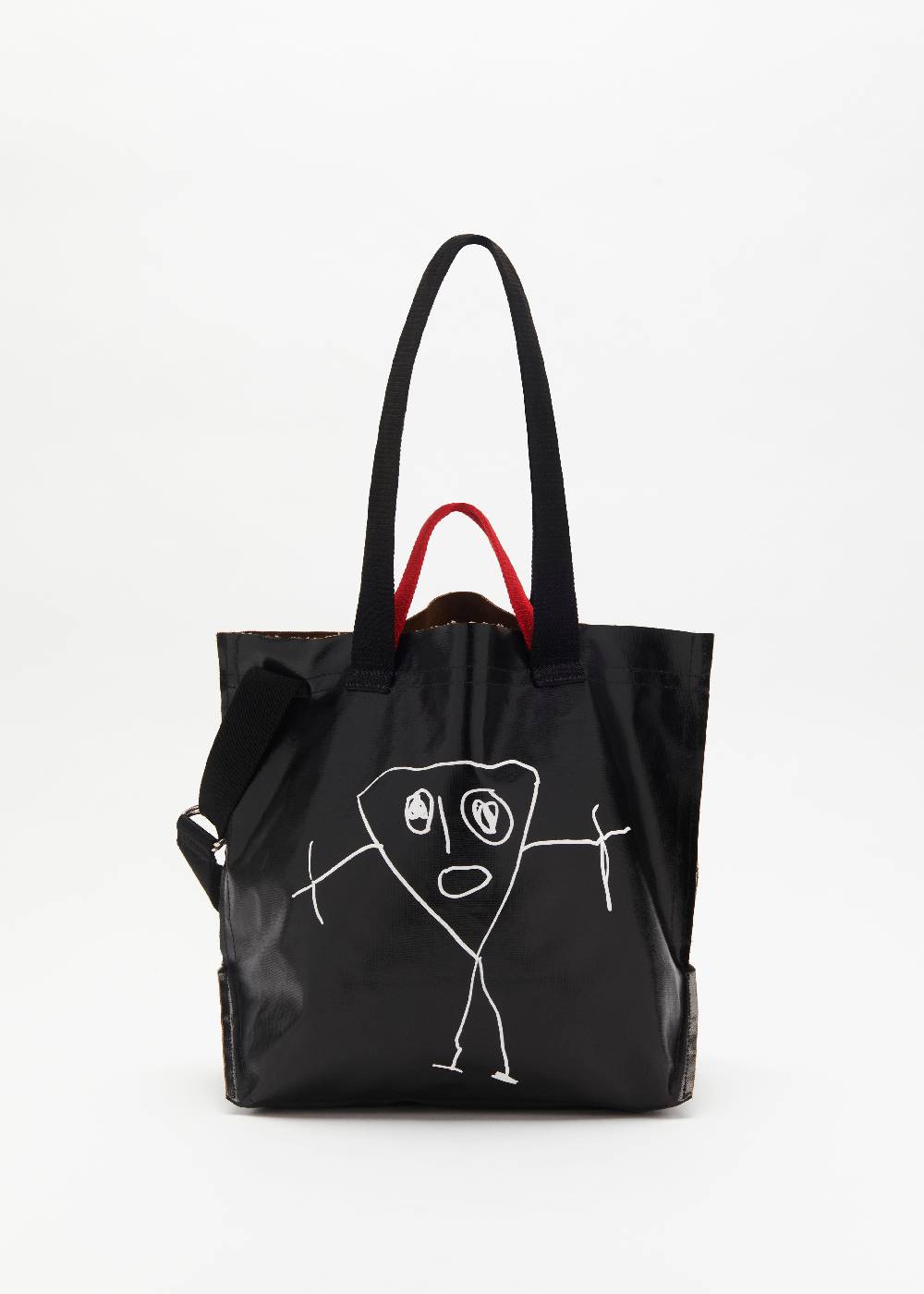 Plan C SHOPPER NERA "PILI E BIANCA" MEDIA