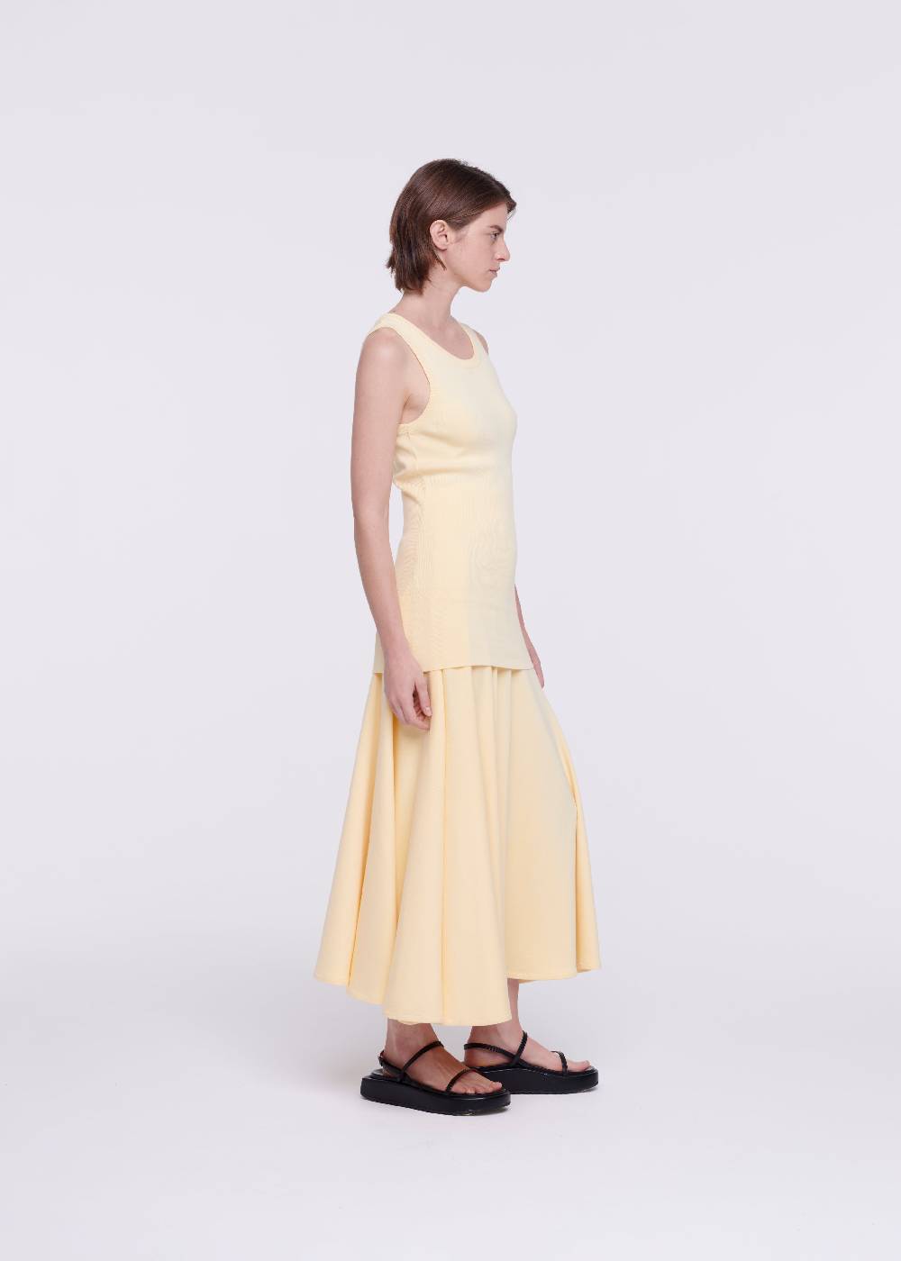 Plan C TOP IN MAGLIA COLOR ZABAIONE