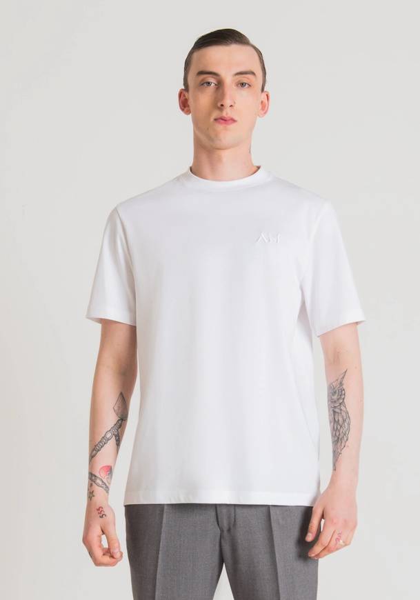 Please Jeans ANTONY MORATO T-SHIRT RELAXED - KS0 238 - WHITE