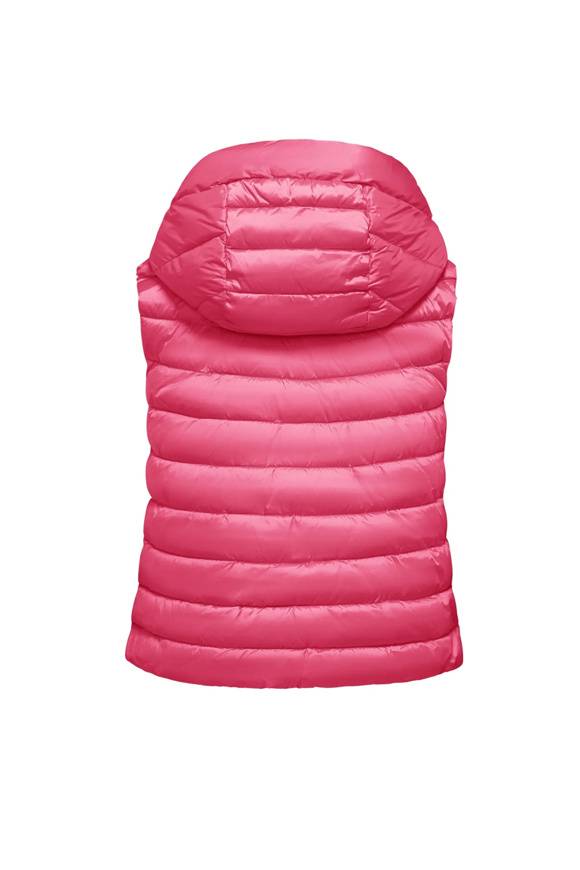 Please Jeans BOMBOOGIE SLEEVELESS DOWN JACKET - RASPBERRY MOON