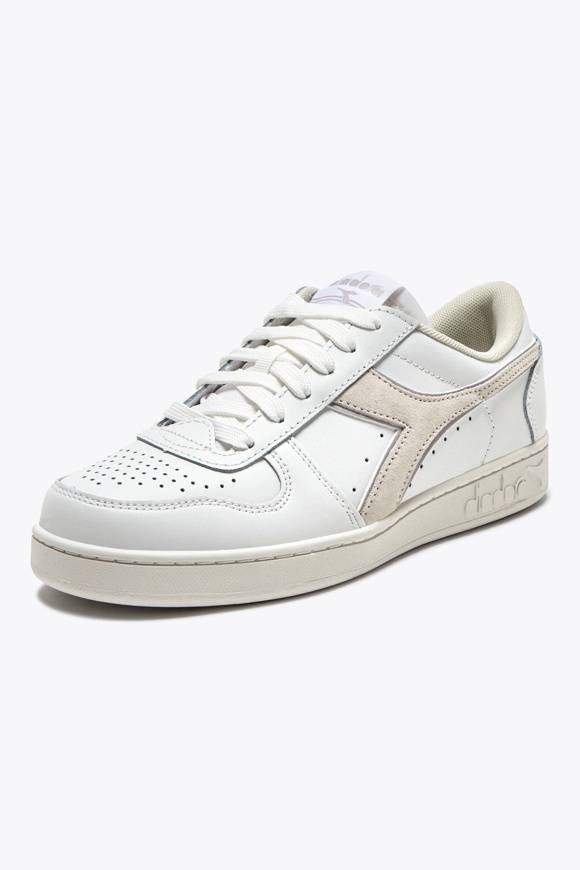 Please Jeans DIADORA SNEAKER BASKET LOW - 501 015 - WHITE LILAC MARMO