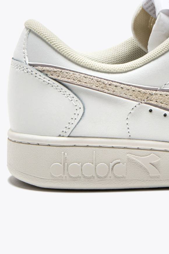 Please Jeans DIADORA SNEAKER BASKET LOW - 501 015 - WHITE LILAC MARMO