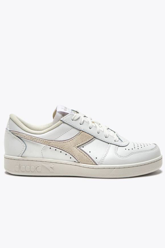 Please Jeans DIADORA SNEAKER BASKET LOW - 501 015 - WHITE LILAC MARMO