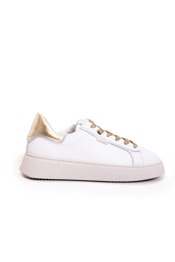 Please Jeans ED PARRISH ERIKA SNEAKER - BIANCO/PLATINO