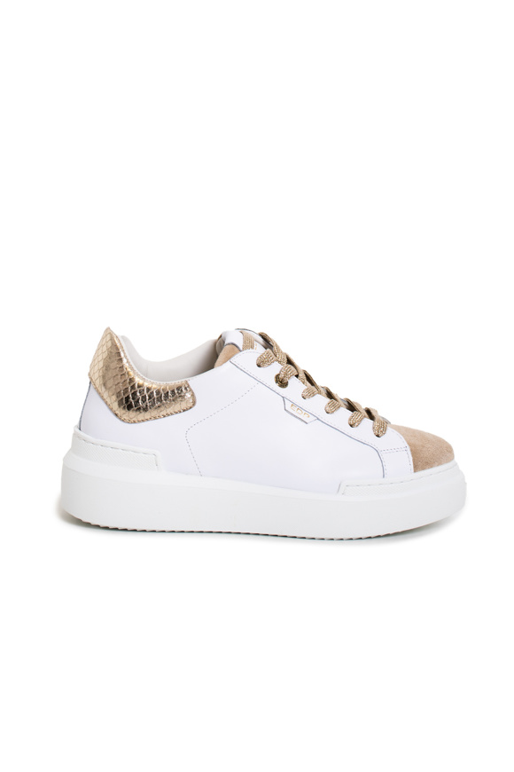 Please Jeans ED PARRISH SARAH SNEAKER - SABBIA/POTPONE/LAM