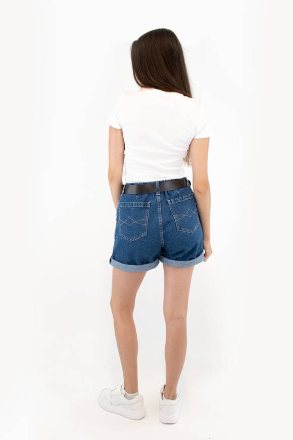 Please Jeans PLEASE BERMUDA SHORTS - D0J C81 (N3N) - BLU DENIM