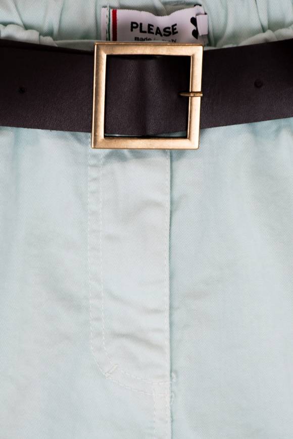 Please Jeans PLEASE BERMUDA SHORTS - D0J N3N - PURE WATER