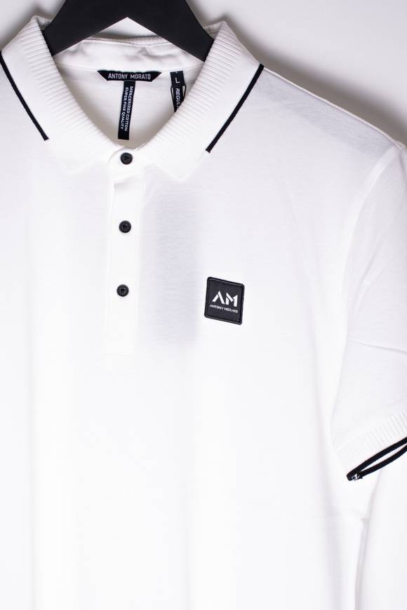 Please Jeans ANTONY MORATO POLO REGULAR - BIANCO