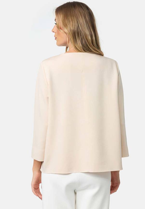 Please Jeans FELPA CATNOIR DI SCUBA - CREMA