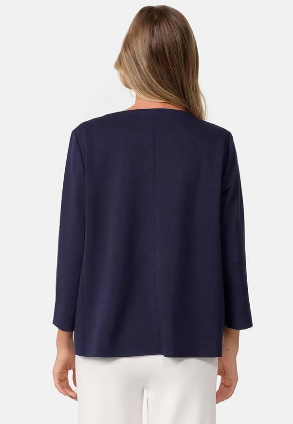 Please Jeans FELPA CATNOIR DI SCUBA - NERO