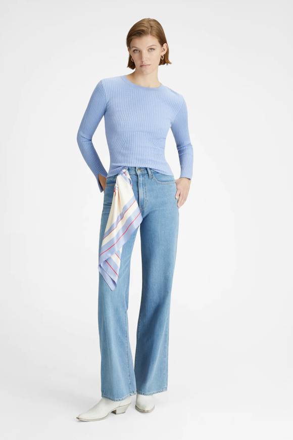 Please Jeans GAS JEANS CAMILIA - BLUE DENIM