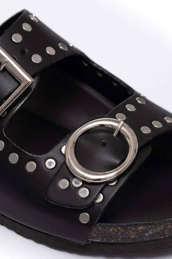 Please Jeans HAVEONE BOLT SHOES - BLACK/STUDS