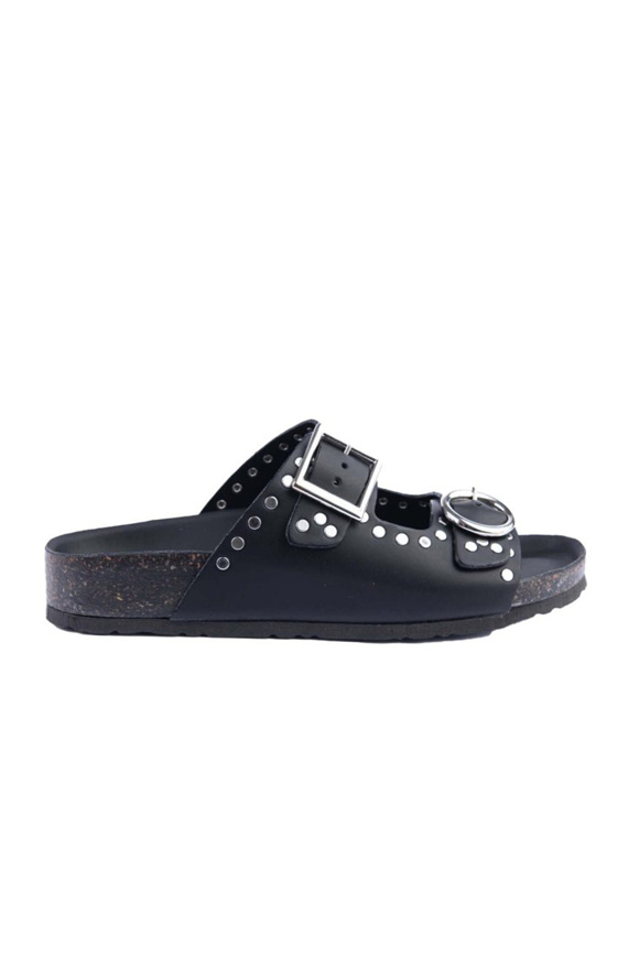 Please Jeans HAVEONE BOLT SHOES - BLACK/STUDS