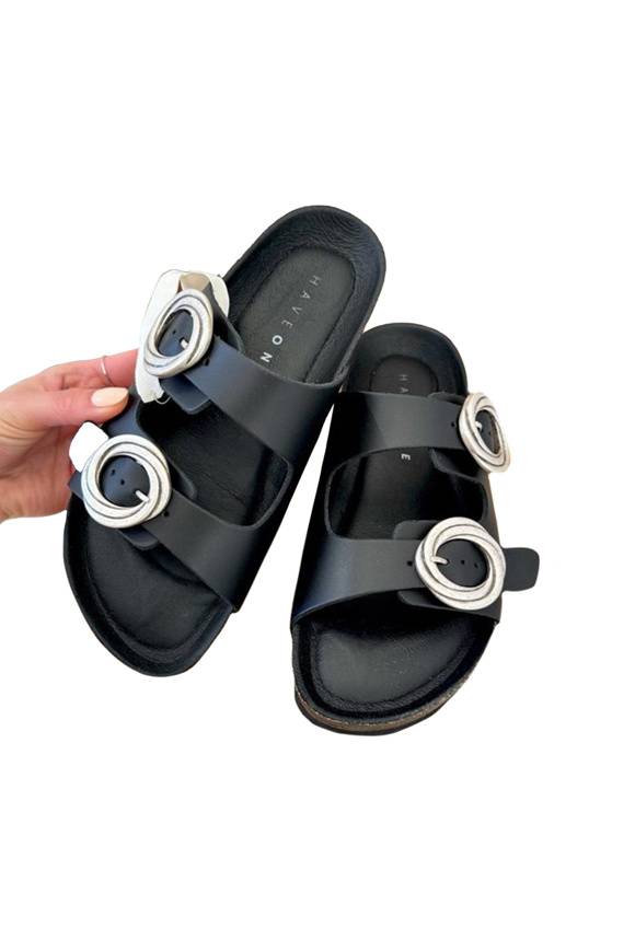 Please Jeans HAVEONE SHOES SKIN - BLACK